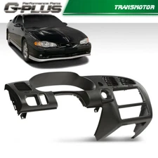 Fit For 2000-2005 Chevrolet Monte Carlo Dash Bezel Radio Cluster Trim Plastic