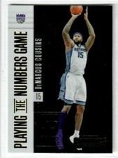 DEMARCUS COUSINS 2017-18 Panini Contenders Basketball Playing the Numbers Game 