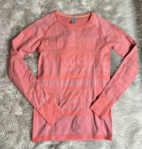 Ivivva by Lululemon Girls Swiftly Fly Tech Seamless Long Sleeve Shirt Size 14 - 第 1/5 張圖片