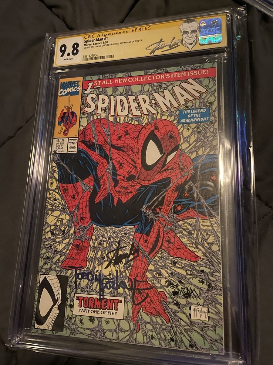 Spider-man 1 CGC 9.8 SS STAN LEE & TODD MCFARLANE SIGNED Spider-man 1 CGC 9.8 SS STAN LEE & TODD MCFARLANE SIGNED