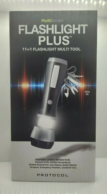 Flashlight Plus 11-In-1 MultiTool For Home Car Bright Lantern Combo BB13-100