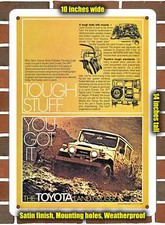 Metal Sign - 1977 Toyota Land Cruiser- 10x14 Inches