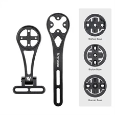 Bike Handlebar Mount Holder Computer Base for Garmin Wahoo Bryton Extend Bracket