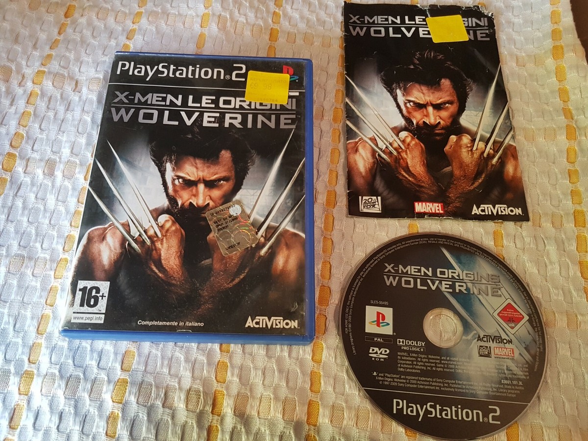 Jeu PS2 X-MEN Les Origines : Wolverine - Version Italienne En Bon état - Complet