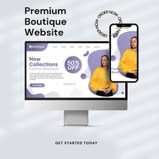 Custom Boutique Website Development, Clothing store Wordpress, Apparel website