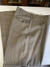 1960's Mr. Levi's Sta-Prest Slacks Pants Flares Blue Pin Stripe 38x30