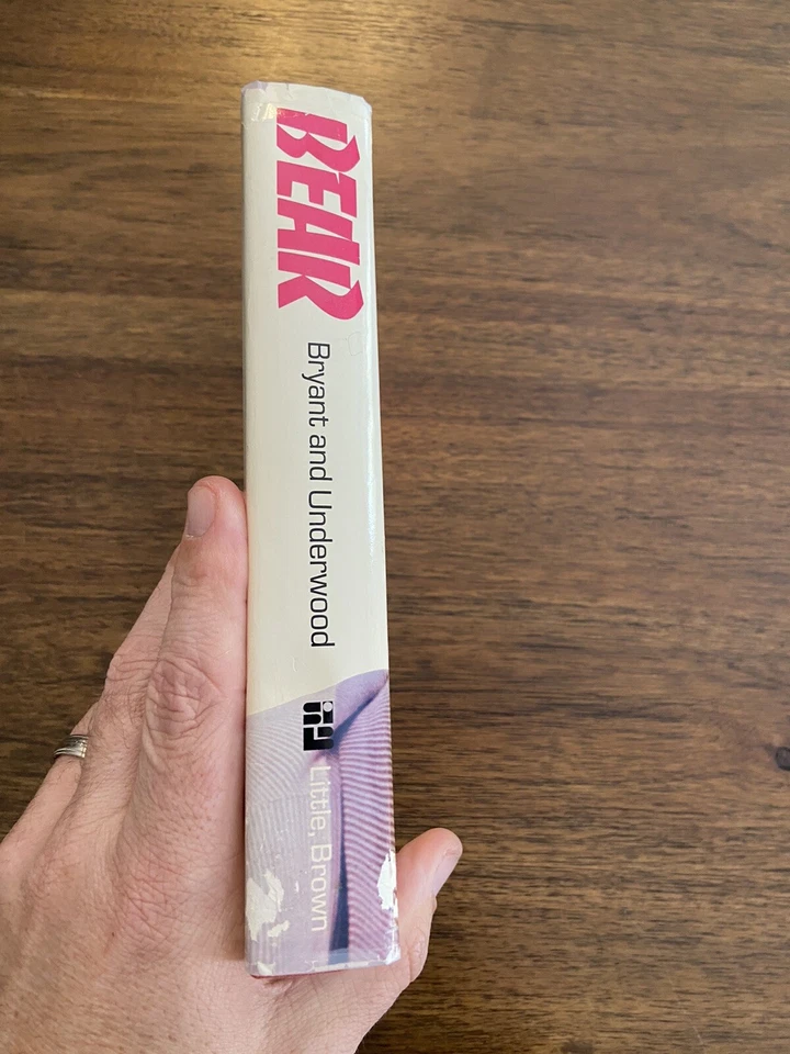 SIGNED Bear By Paul Bryant 1st Printing First Edition 1974 HCDJ Crimson Tide Foto 4 de 4