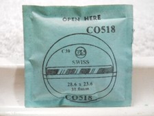 GS CO518 Watch Crystal Fit Swiss - 31.0 mm - 28.6 x 23.6 mm Replacement Repair