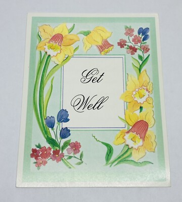 Blessed Bouquets Get Well Card  Everything Will Take Care Of Itself  Flowers 04
