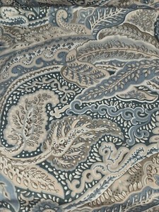 Ralph Lauren Standard Sham Blue/Teal Paisley 20x26