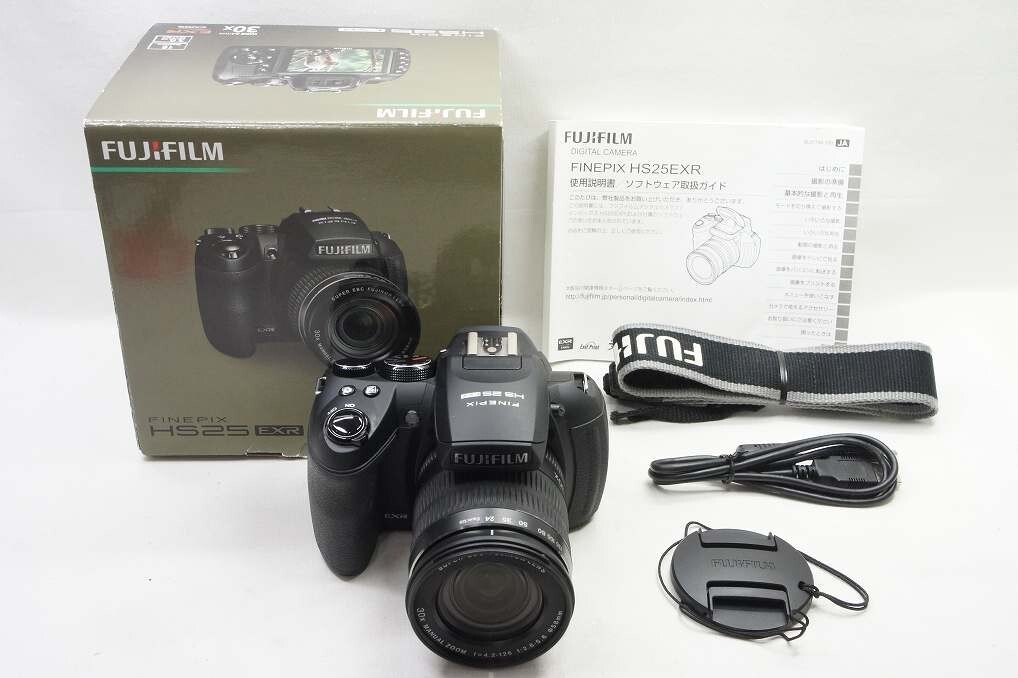 FUJIFILM FinePix HS25EXR 16.0MP Digital Camera Black w/ Box