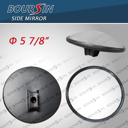 5 7/8" ROUND FIELD MIRROR FIT ISUZU MITSUBISHI FUSO CANTER TRUCK 145MM