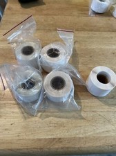 5 Rolls of 500 1"x1-1/4  BLANK WHITE Labels Stickers