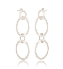 Plain 925 Sterling Silver Handmade Dangle Earrings Women's Designer Jewelry