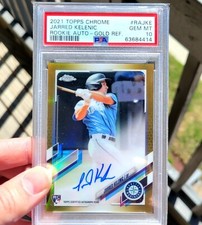 2021 Topps Chrome Jarred Kelenic Gold PSA 10 Auto /50
