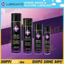 ID Silk Hybrid Water & Silicone Lubricant🍯Couples Adult Natural Feel Lube Gel