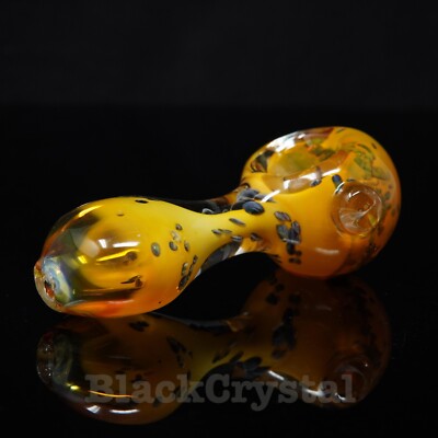 4 inch Handmade Thick Sun Gold Fairy Sparkling Tobacco Smoking Bowl Glass Pipes
