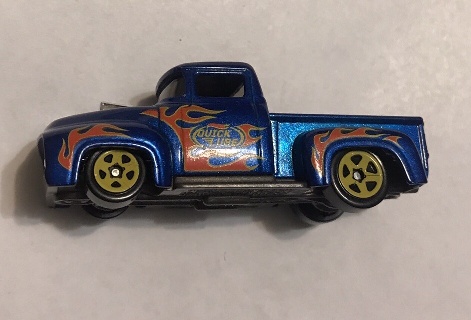 VTG 2008‘56 Ford Quick Lube DTX35 Custom Truck Hot Wheels Loose Die