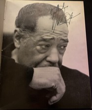 SIGNED Duke Ellington Toney Watkins Barcelona  1971 Program UNIQUE JSA COA
