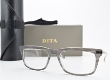 DITA Brille Stalko DTX130-53-03 GRY-SLV Matt Grau Silber Rechteckig Luxus OVP M