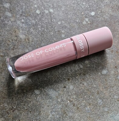 Dose Of Colors STONE Stay Glossy Lip Gloss .16 oz. Full Size NWOB!