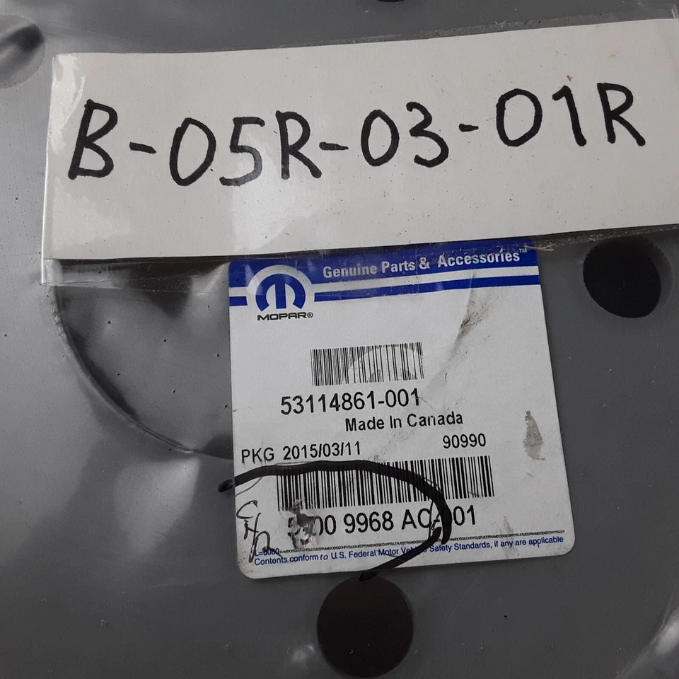 Rotor de freno de disco Mopar 52009968AC para Ram Chrysler Dodge (2002 2003 2004-2018) Foto 4 de 4