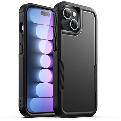 JETech Case for iPhone 15 6.1-Inch, Heavy Duty Dual-Layer Rugged Protection