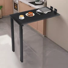 Wall Mounted Floating Folding Table Laptop Desk Home Office 29.52*15.75*29.1 in
