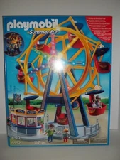 New in Box Playmobil Summer Fun Light Up Ferris Wheel 5552 Lights 117 Pcs