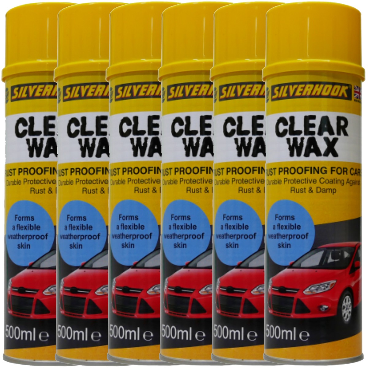 Silverhook Clear Wax Coating Rust Proofing Flexible Weatherproof