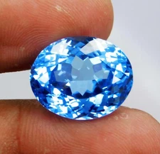 Certified 18.50 Ct Natural Paraiba Tourmaline Neon Blue loose gemstone