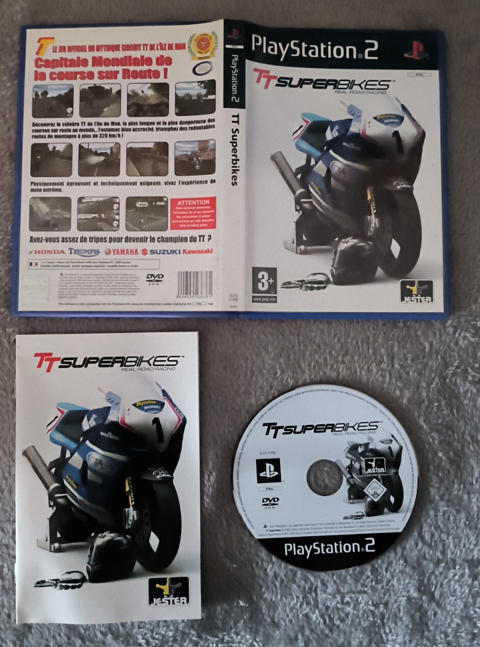 TT Superbikes (Sony PlayStation 2, 2005) Ps2 PlayStation 🇨🇵 Complet