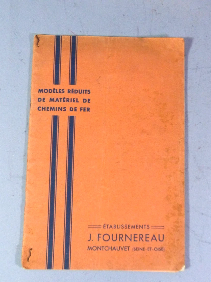 Catalogue Fournereau Chemin De Fer 1937 – Échelle O, Collection, Occasion