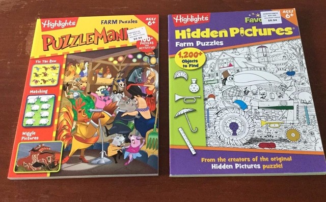 Highlights(TM) Puzzlemania® Activity Bks.: Farm Puzzles by Highlights ...