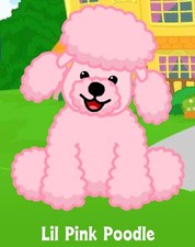 Webkinz Classic Lil Pink Poodle - hs107 - Virtual Adoption Code Only