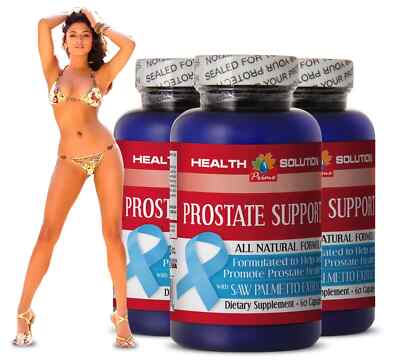 Overall Wellness - PROSTATE SUPPORT - Holistic Vitality 3 Bottles 