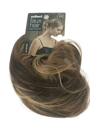 Scunci Faux Hair Curly Twister - Red Blonde