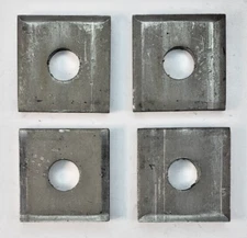 SQUARE STRUT WASHER 1/2" STAINLESS STEEL 1 5/8 CHANNEL WASHER (QTY. 4)