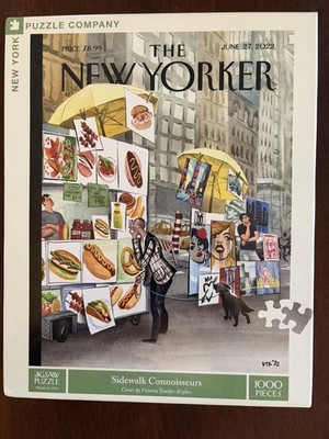 NYPC The New Yorker 1000 Piece Puzzle SIDEWALK CONNOISSEURS