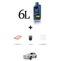 Hoffcar Wartungsset 3 Filter Und 6L ÖL FüR Volvo C70 I 2.0 20V 132Kw Ab 1997