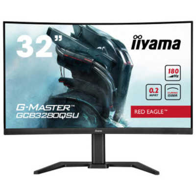 IIYAMA 31.5'' G-Master WQHD 180Hz 0.2ms 1500R Curved Gaming Monitor GCB3280QSU-B2
