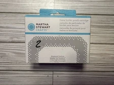 Martha Stewart Crafts Frame Border Punch DIAMOND LATTICE Scrapbooking Cartidge