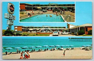 Postcard Sea Foam Motel Nags Head North Carolina
