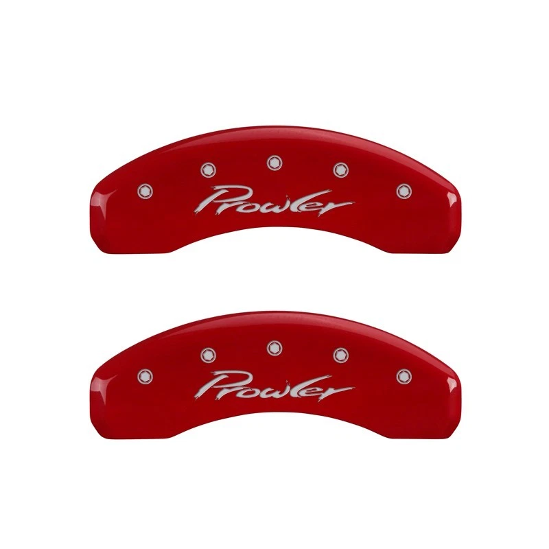 Chrysler "Prowler" 1997-2002 cubiertas de pinza de disco de freno delanteras + traseras rojas MGP 4 piezas Foto 3 de 4