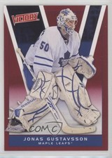 2010-11 Upper Deck Victory Red Jonas Gustavsson #180 av1