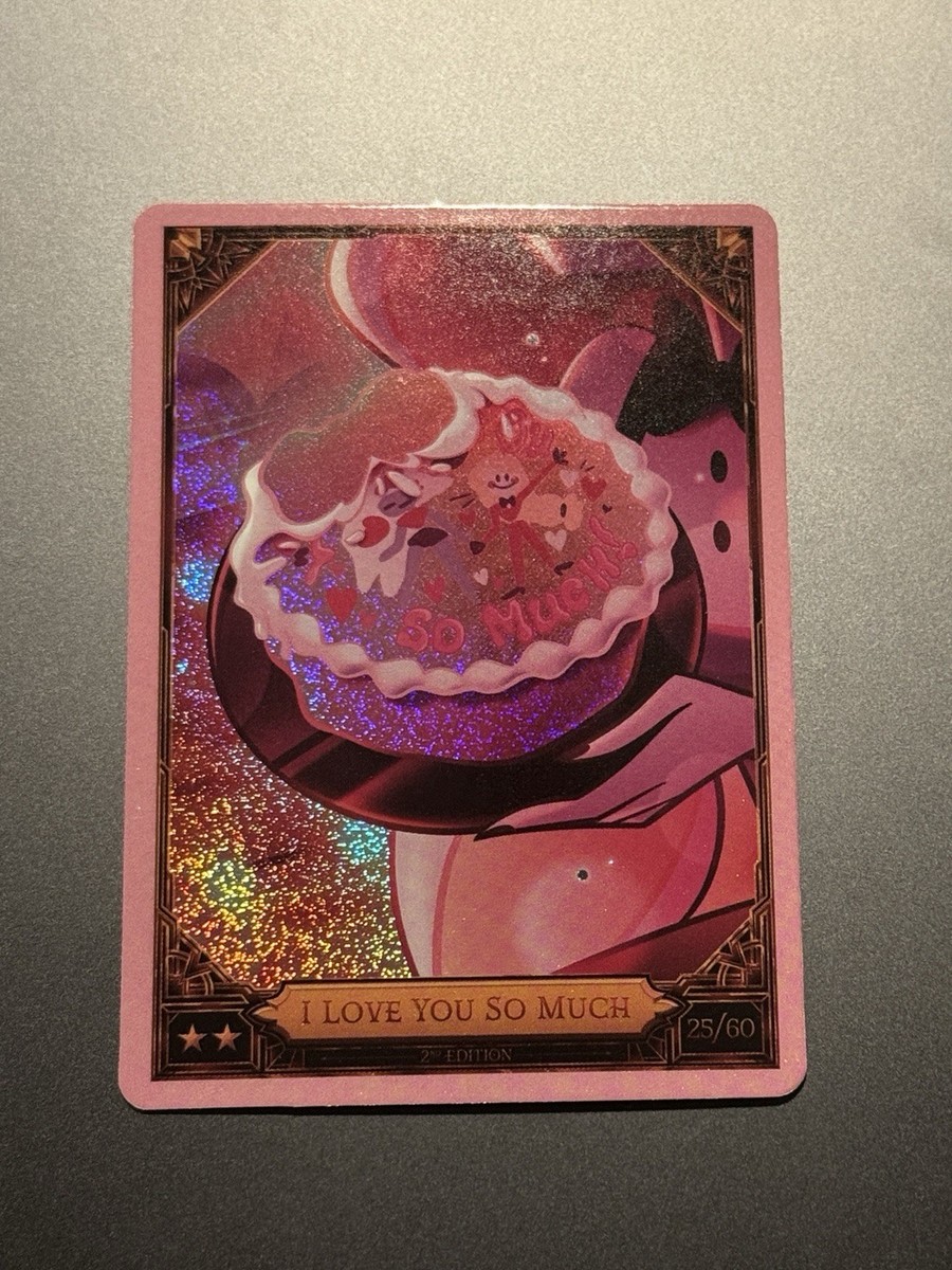 Hazbin Hotel Season 2 I Love You So Much Holo Foil Trading Card