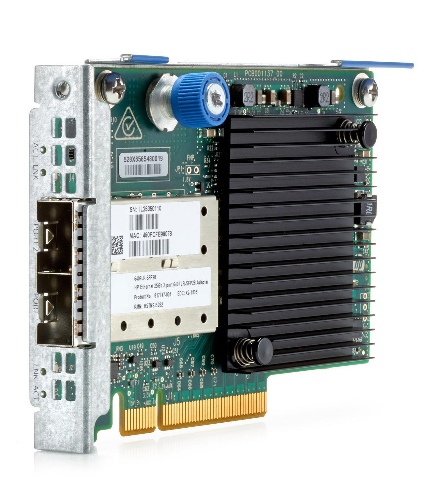 Hewlett Packard Enterprise 840139-001-RFB Ethernet 10/25Gb 2-port 640FLR