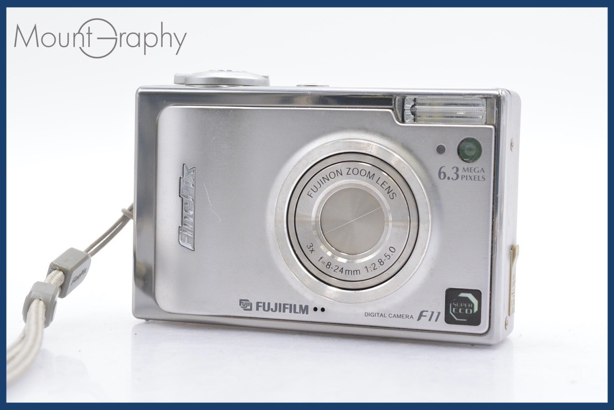 Fujifilm FinePix F11 Digital Camera with 3x Zoom Strap Battery Included Used