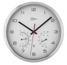 Livarno Home Radio Controlled Wall Clock With Temperature & Humidity - Latest