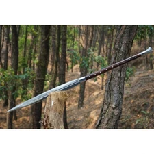 Custom Handmade Carbon Steel Blade Viking Sword | Hunting Sword Camping